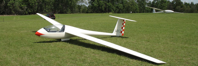 Single seater Grob Astir CS VH-WVJ