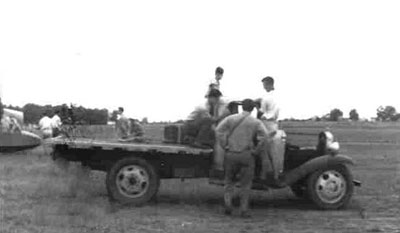 The Old Bedford Truck used for auto launches circa 1956