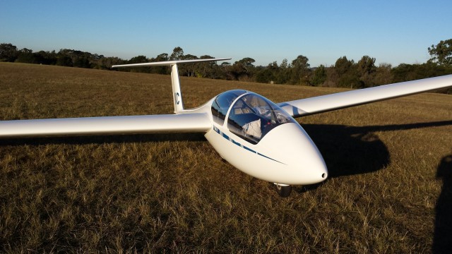 ASK-21 two-seat training glider